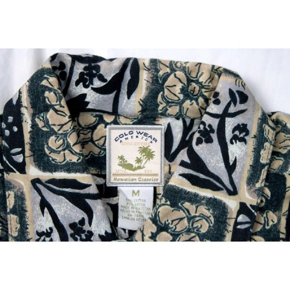 Cold Wear Mens Short Sleeve Button Shirt Hawaiian - Picture 5 of 5